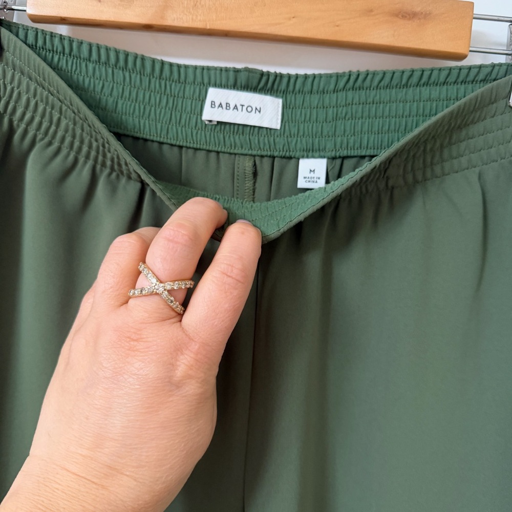 Babaton Olive Green Trousers